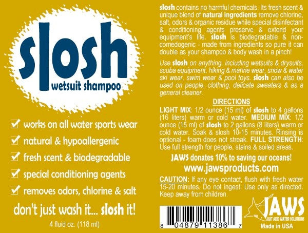 Slosh Wetsuit Shampoo and Cleaner